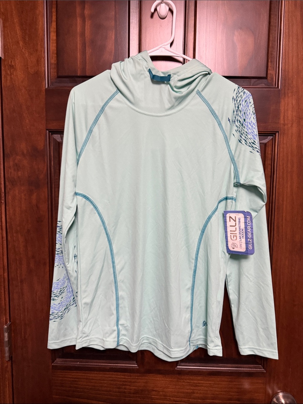 Gillz UPF 50+ sun blocking drawstring quick dry performance hoodie